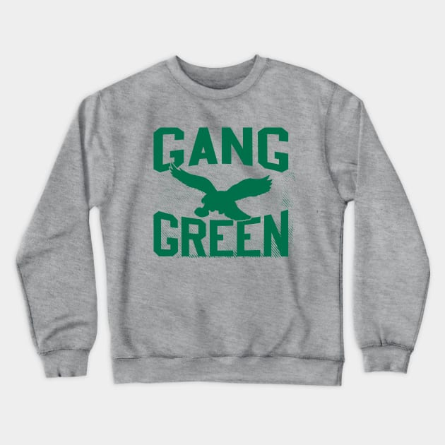 Gang Green Crewneck Sweatshirt by DGNGraphix